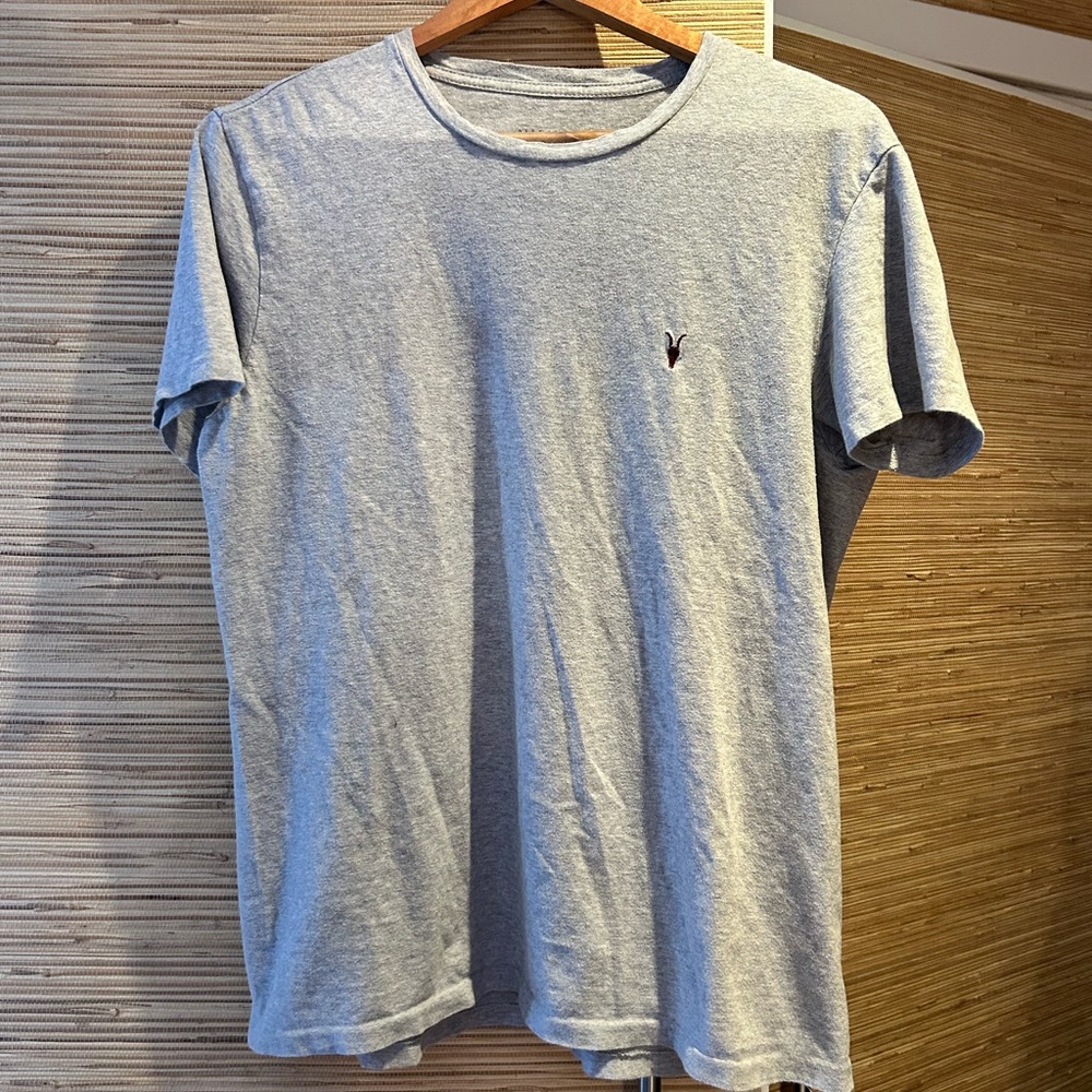 Allsaints gray Ramskull Shirt